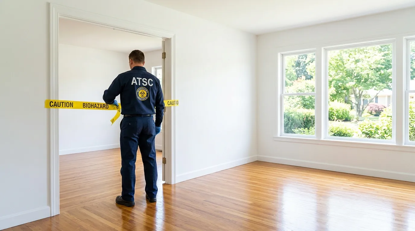 Certified biohazard cleanup crew performing Trauma Scene Cleanup in Southwest Ranches